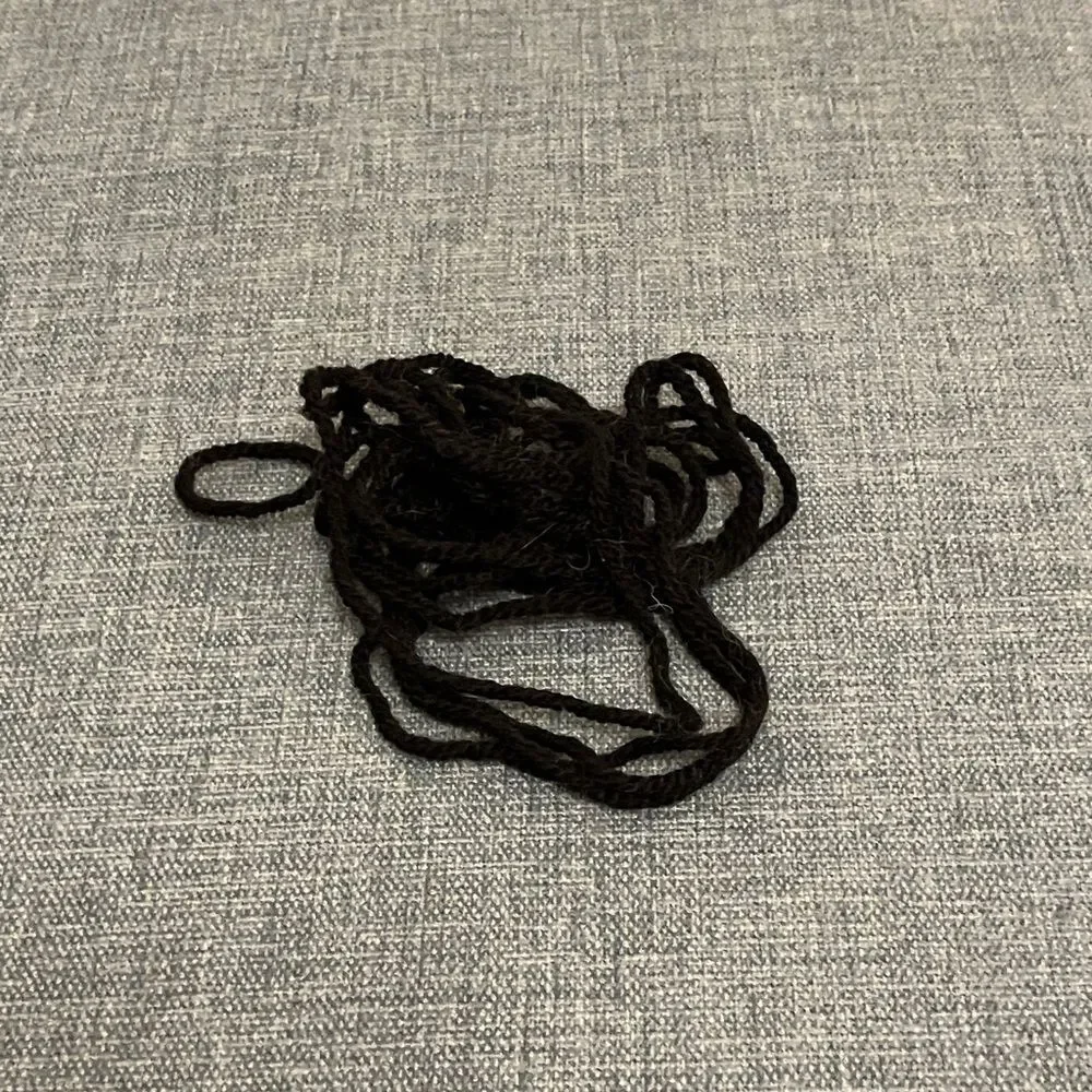 Black Needlepoint Thread Yarn
